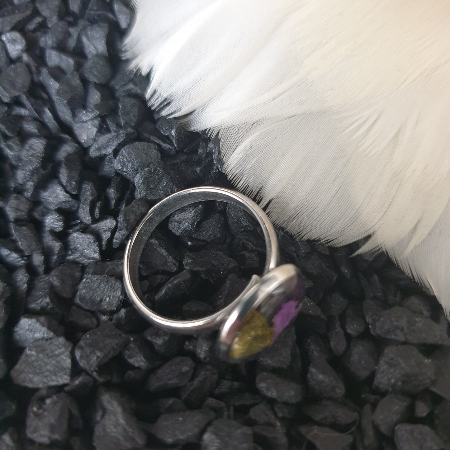 Ring, Yellow-Purple