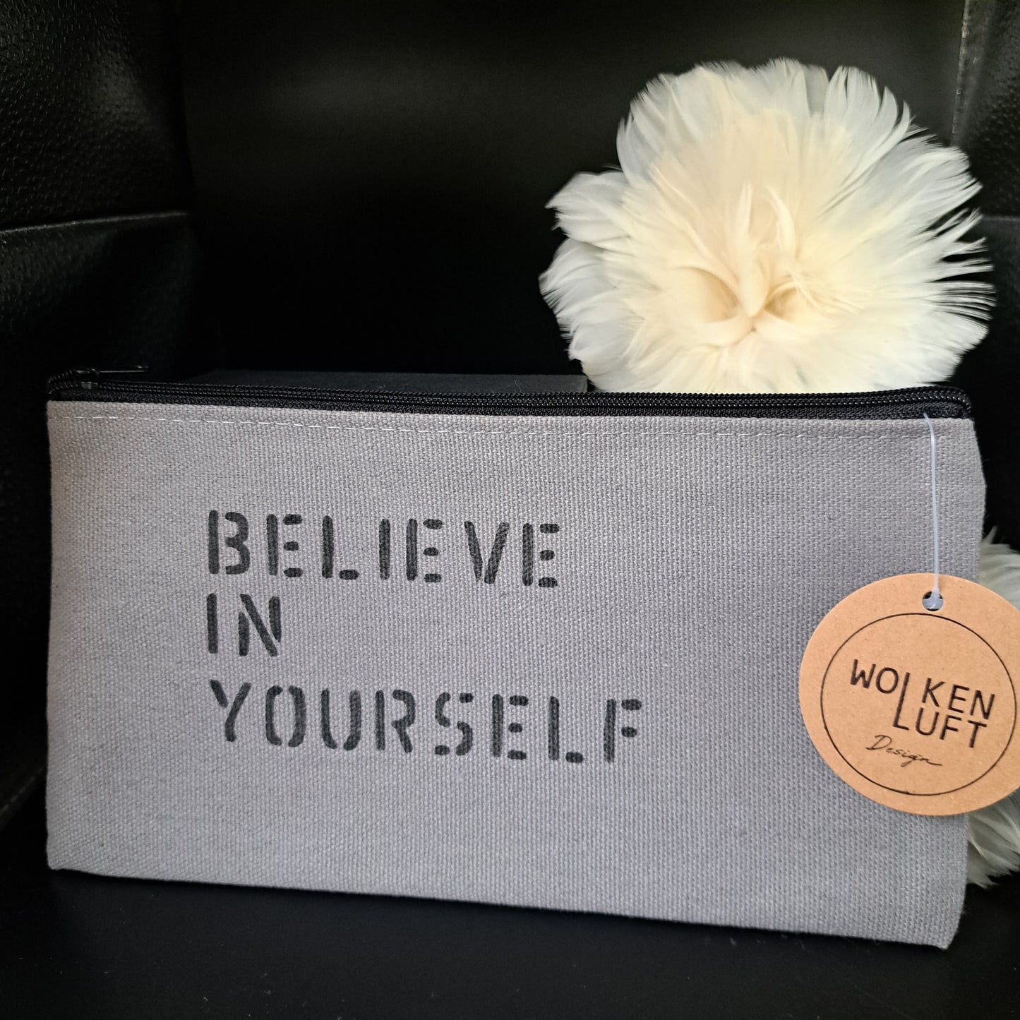 BELIEVE IN YOURSELF, all-purpose bag made of canvas