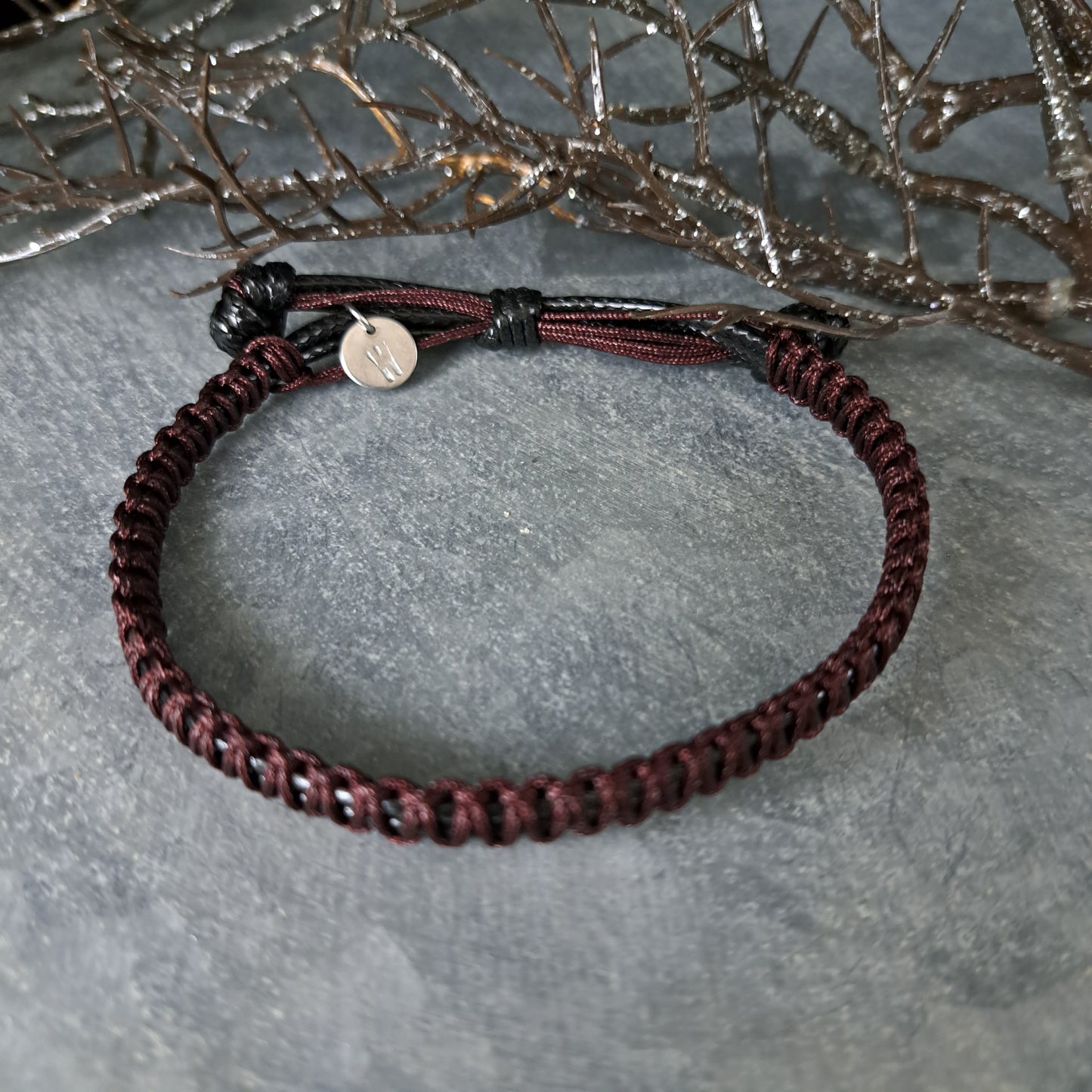 BEN, bracelet, black/brown