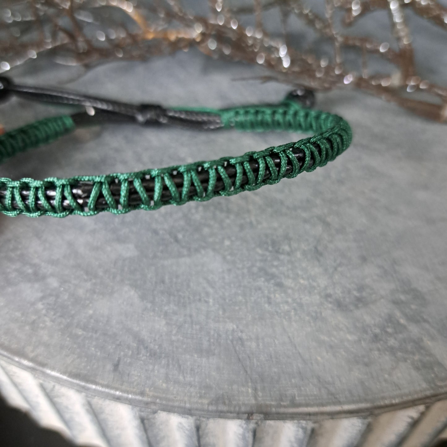 BEN, bracelet, black/green