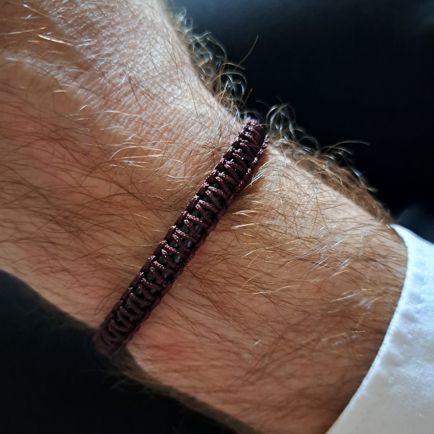 BEN, bracelet, black/brown