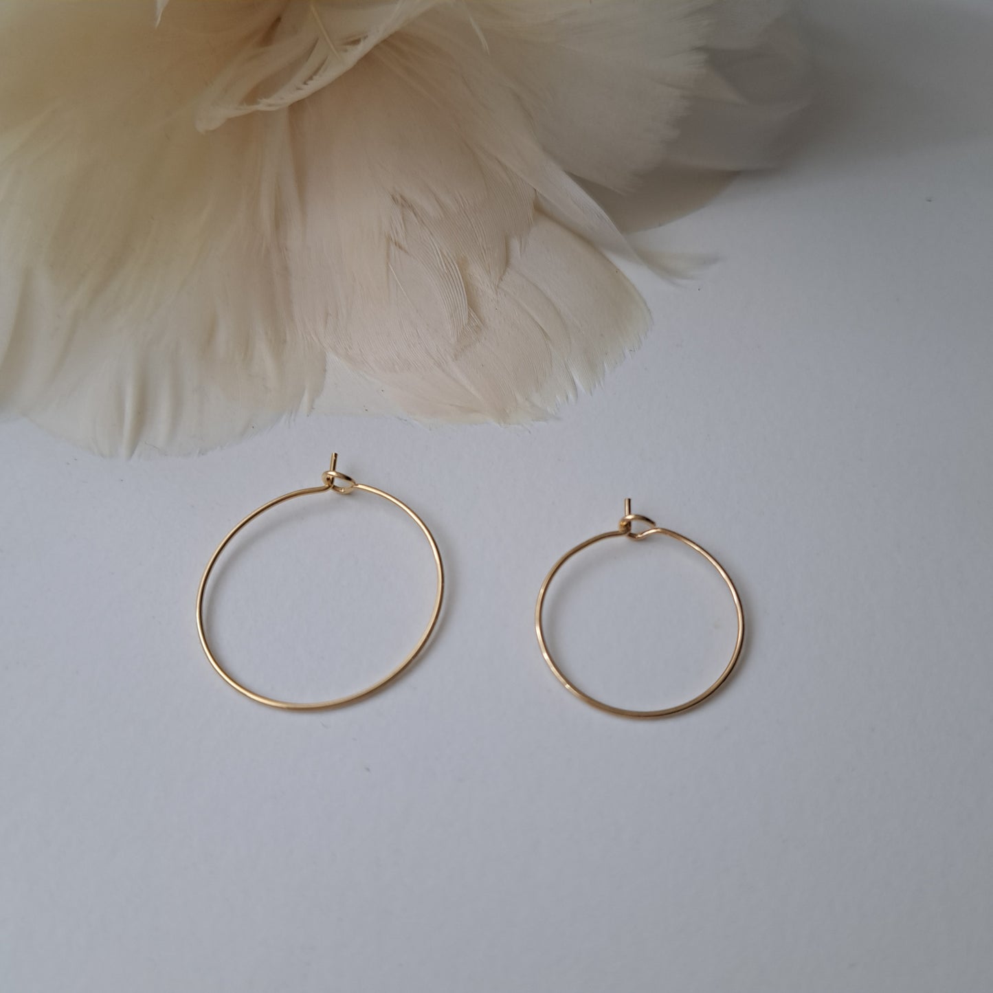 HEART PRINT, hoop earrings, white or black/gold or silver